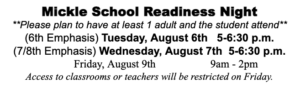 School Readiness Info 24